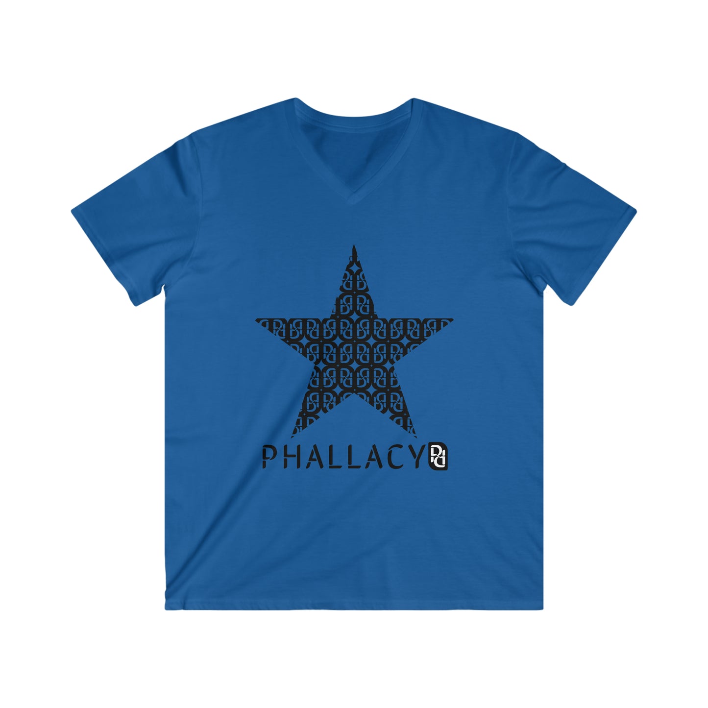 Phallacy Star Men's Fitted V-Neck Tee