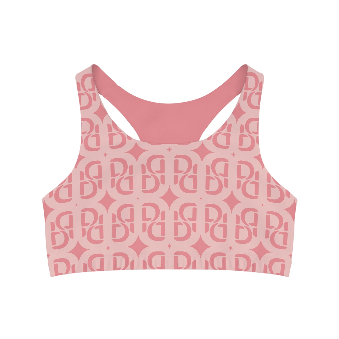 Phallacy Monogram Designer Seamless Sports Bra