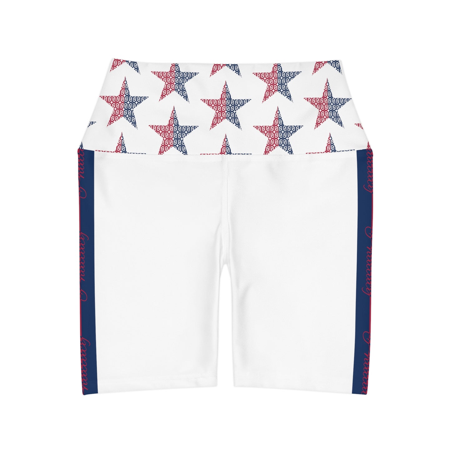 Phallacy Star Designer High Waisted Yoga Shorts