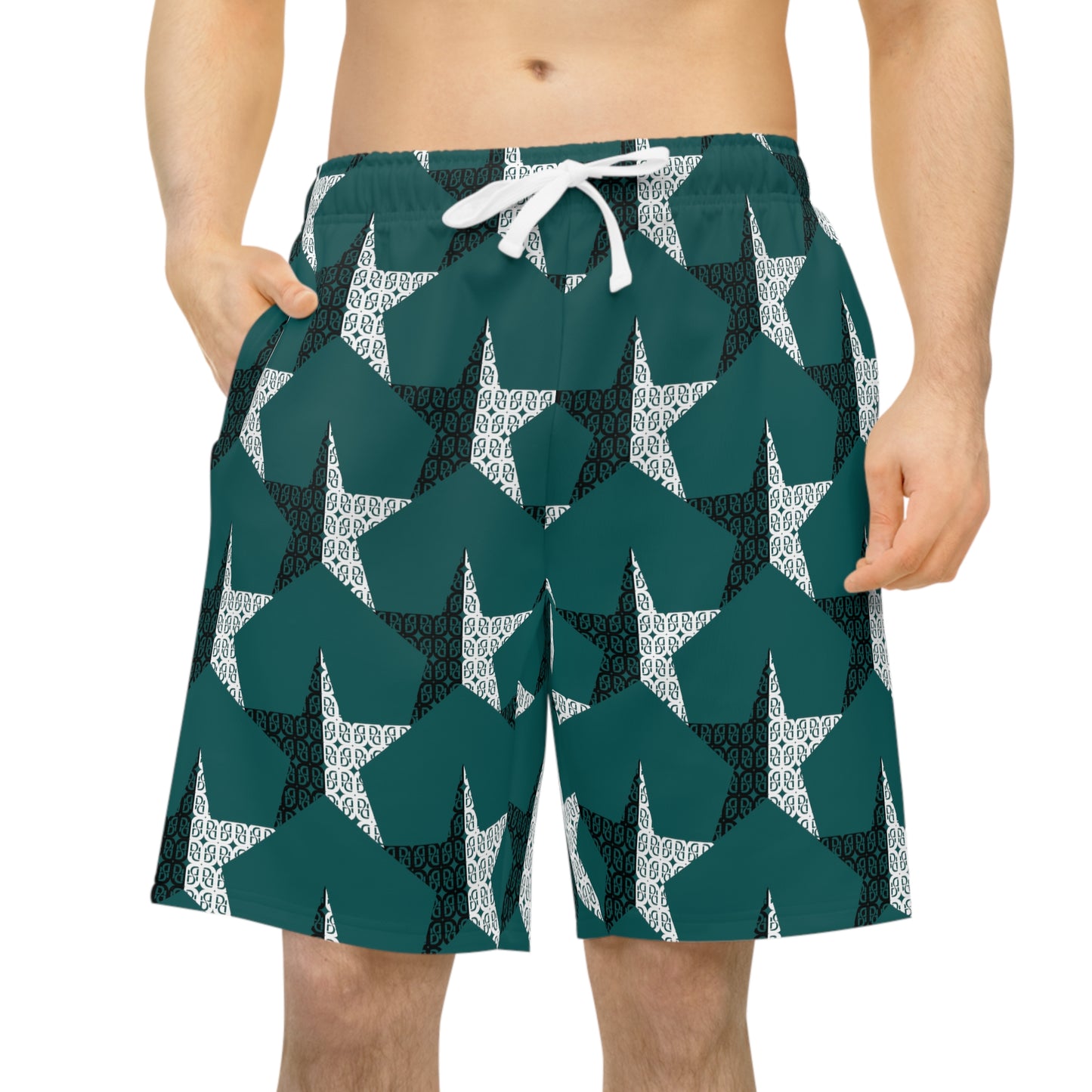 Phallacy Star Designer Athletic Shorts