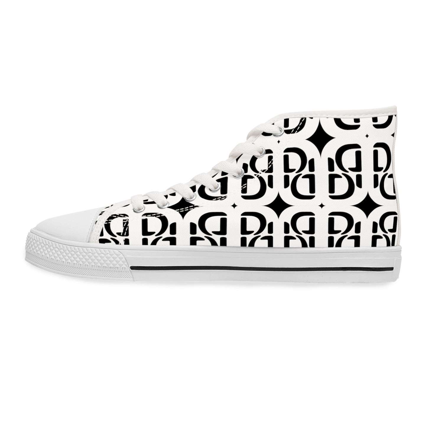 Phallacy Monogram Designer Women's High Top Sneakers