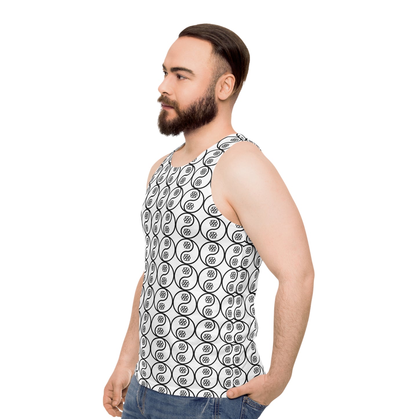 Phallacy Yin-Yang Designer Unisex Tank Top