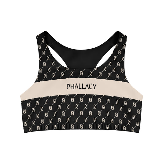 Phallacy Monogram Designer Seamless Sports Bra