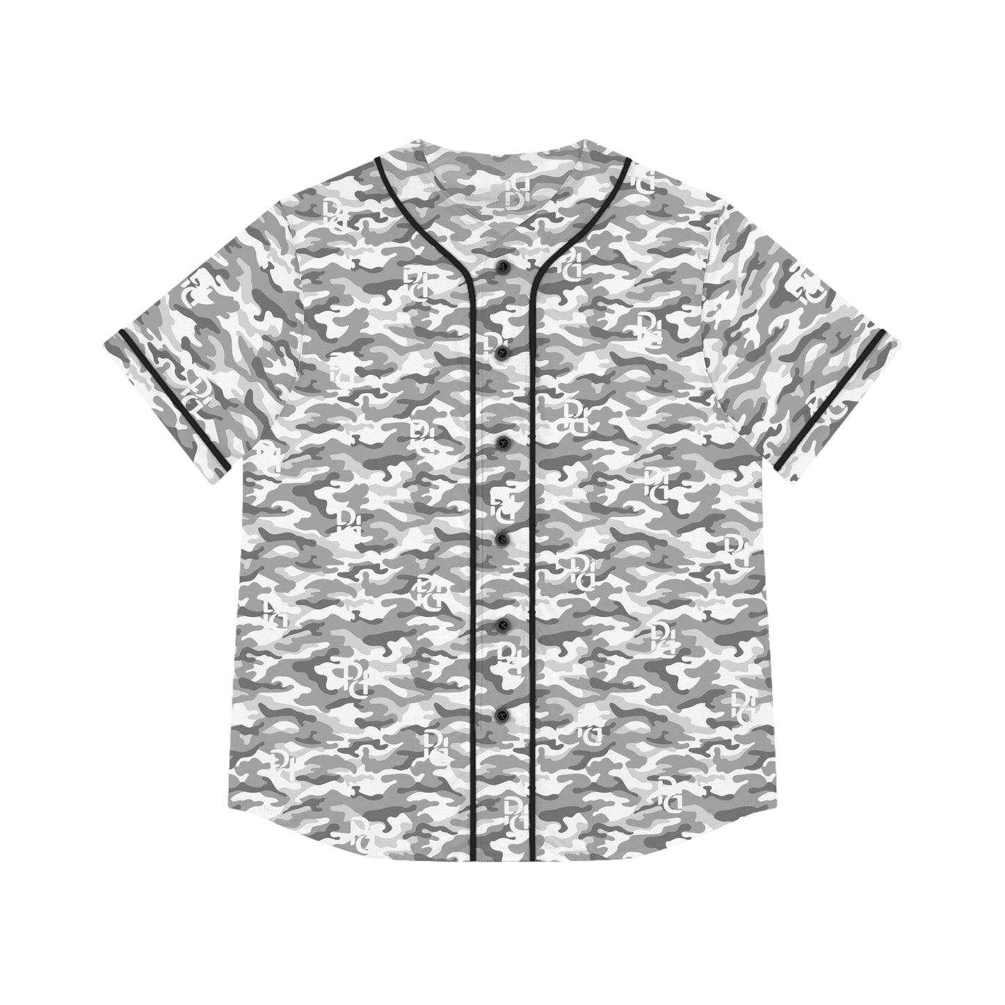 Phallacy Camo Designer Women's Baseball Jersey