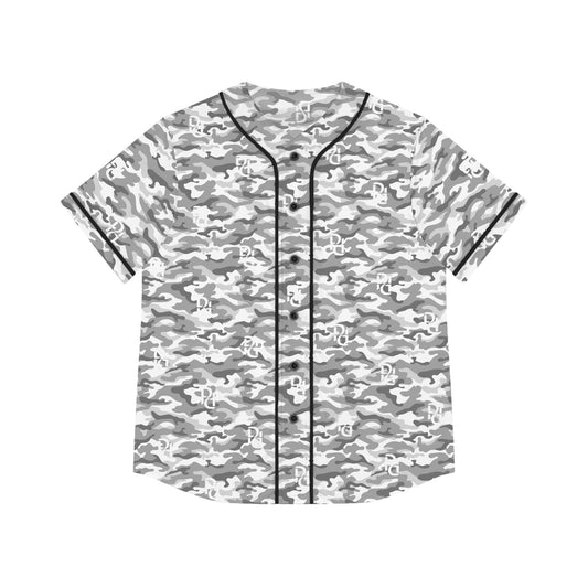 Phallacy Camo Designer Women's Baseball Jersey