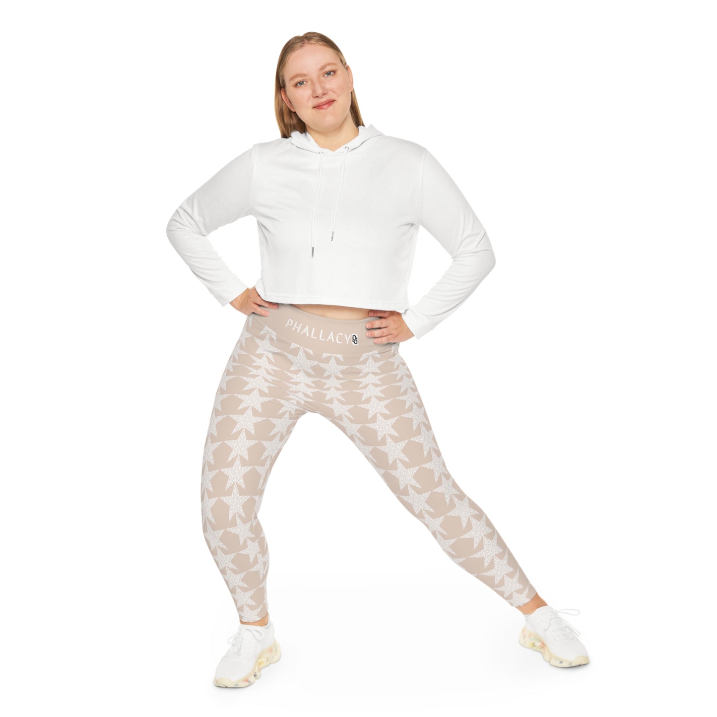 Phallacy Star Designer Plus Size Leggings