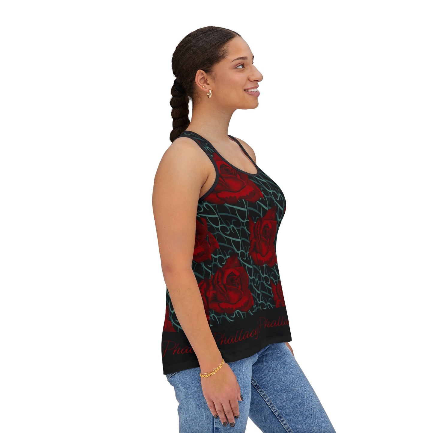 Phallacy Floral Women's Tank Top