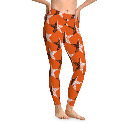 Phallacy Star Designer Stretchy Leggings