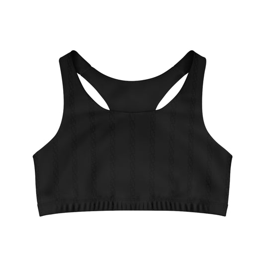 Phallacy Striped Seamless Sports Bra (Reflection)