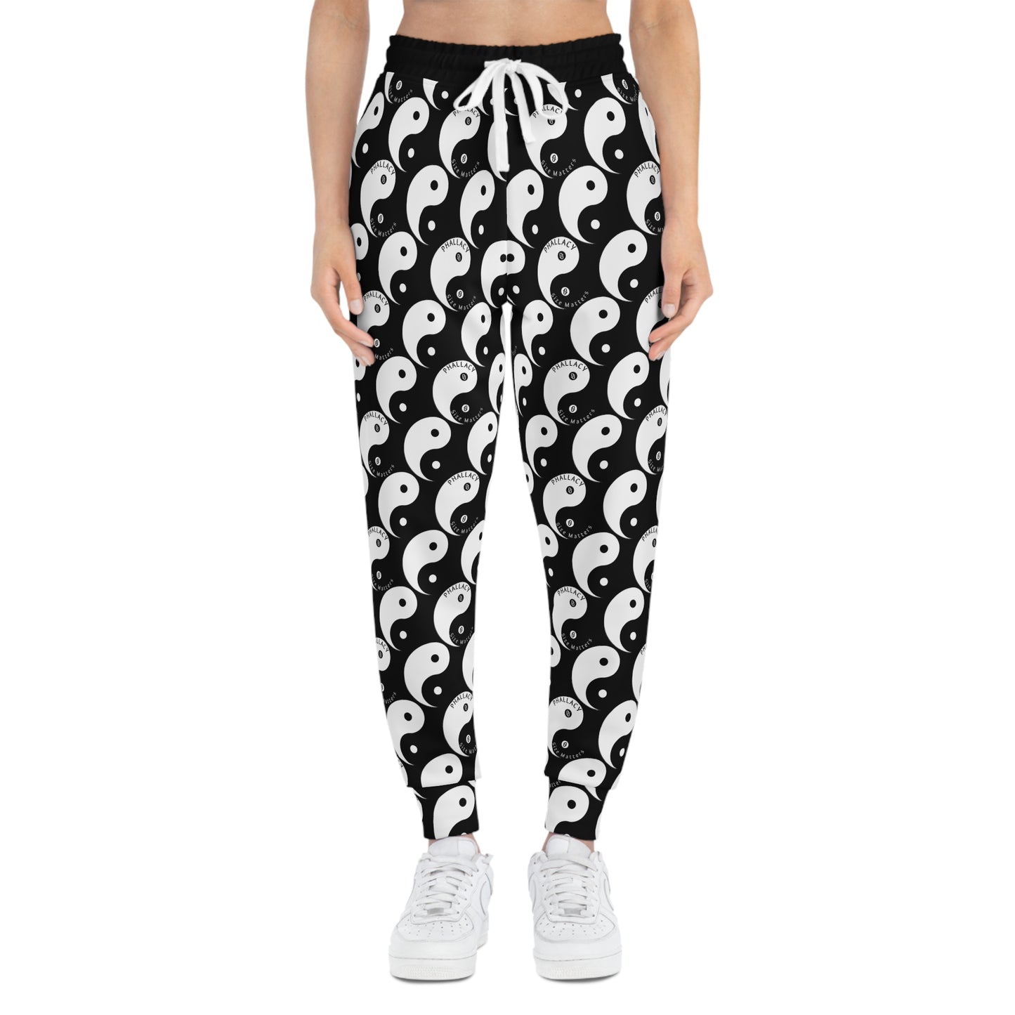 Phallacy Yin-Yang Designer Unisex Athletic Joggers