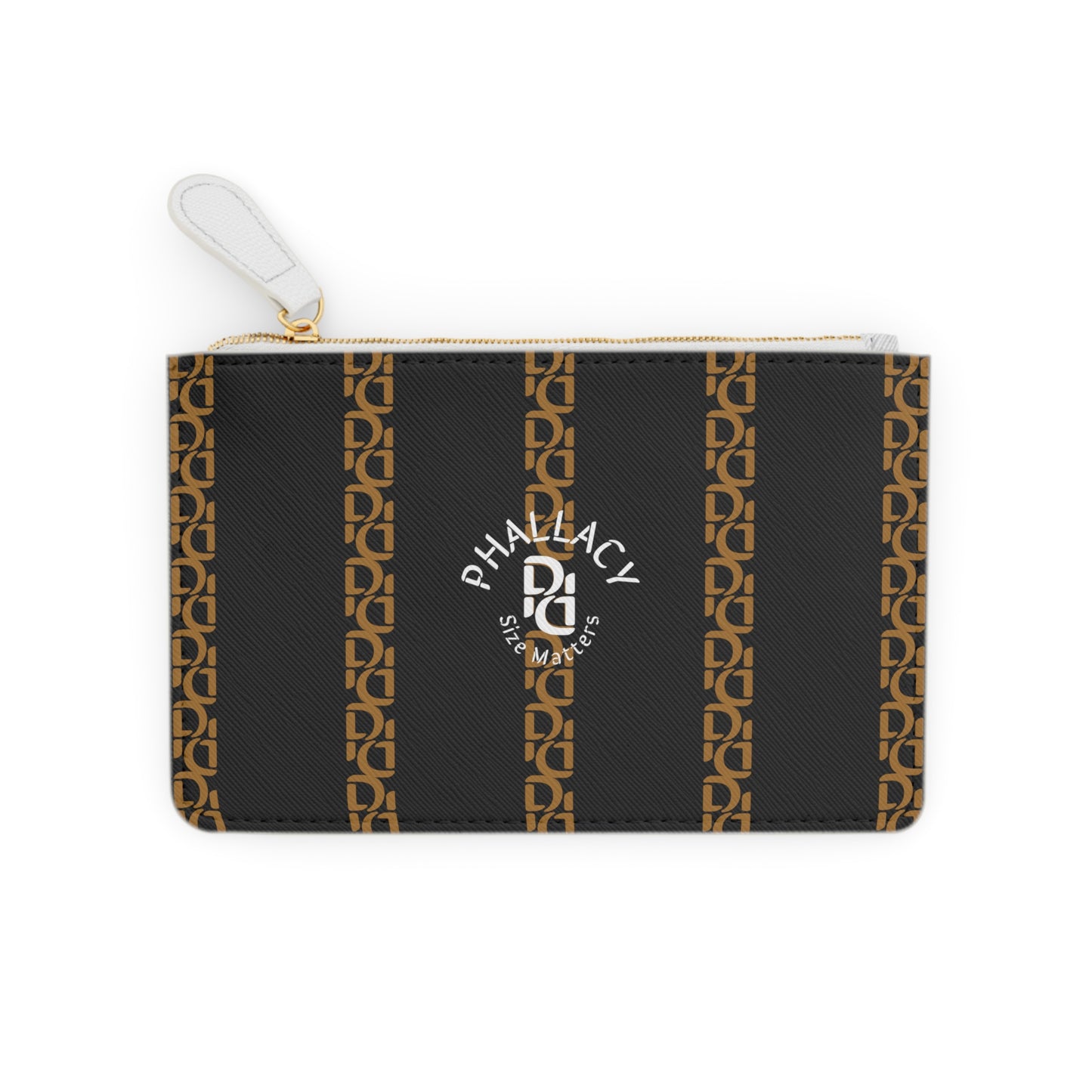 Phallacy Striped Designer Mini Clutch Bag