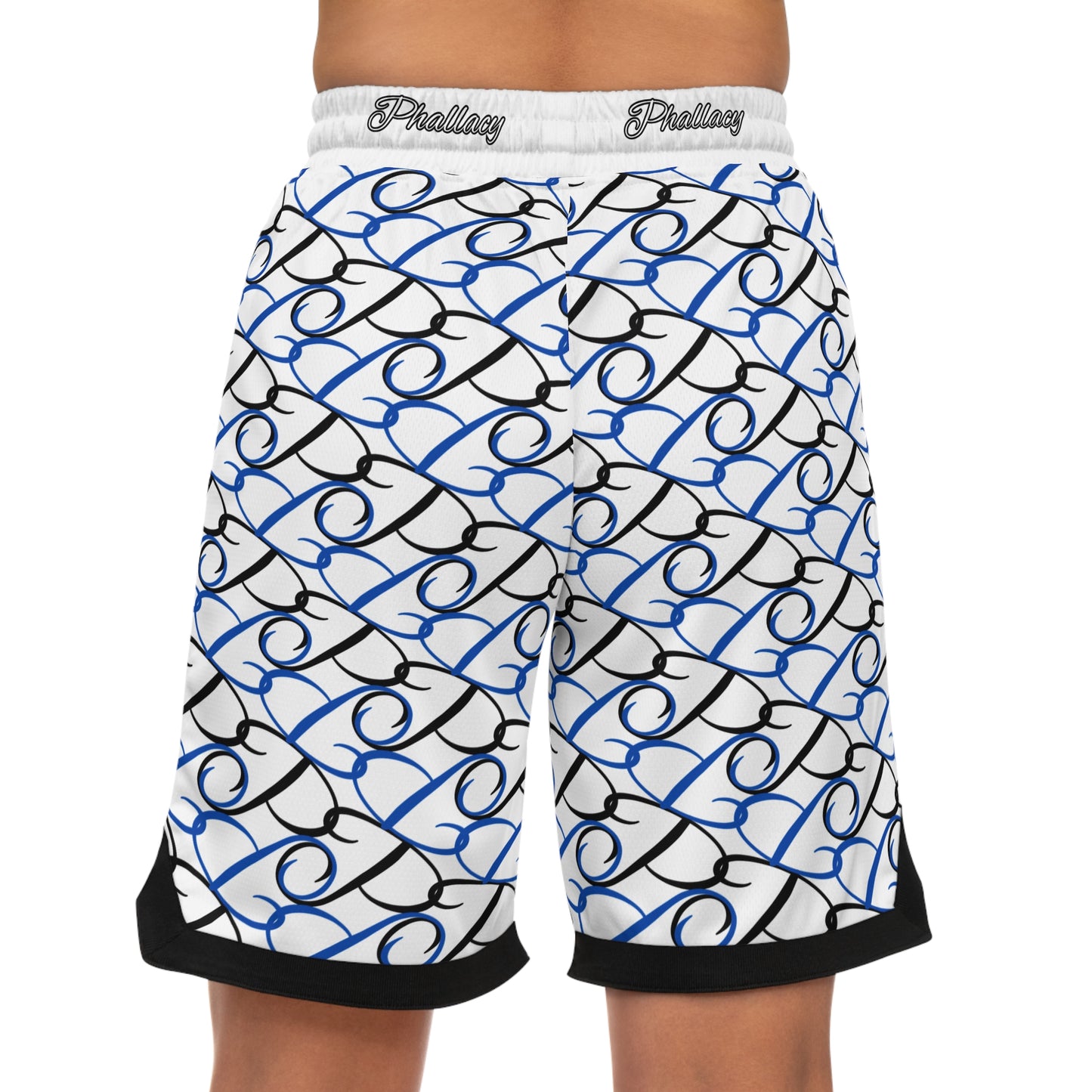 Phallacy Diamond Designer Unisex Basketball Shorts