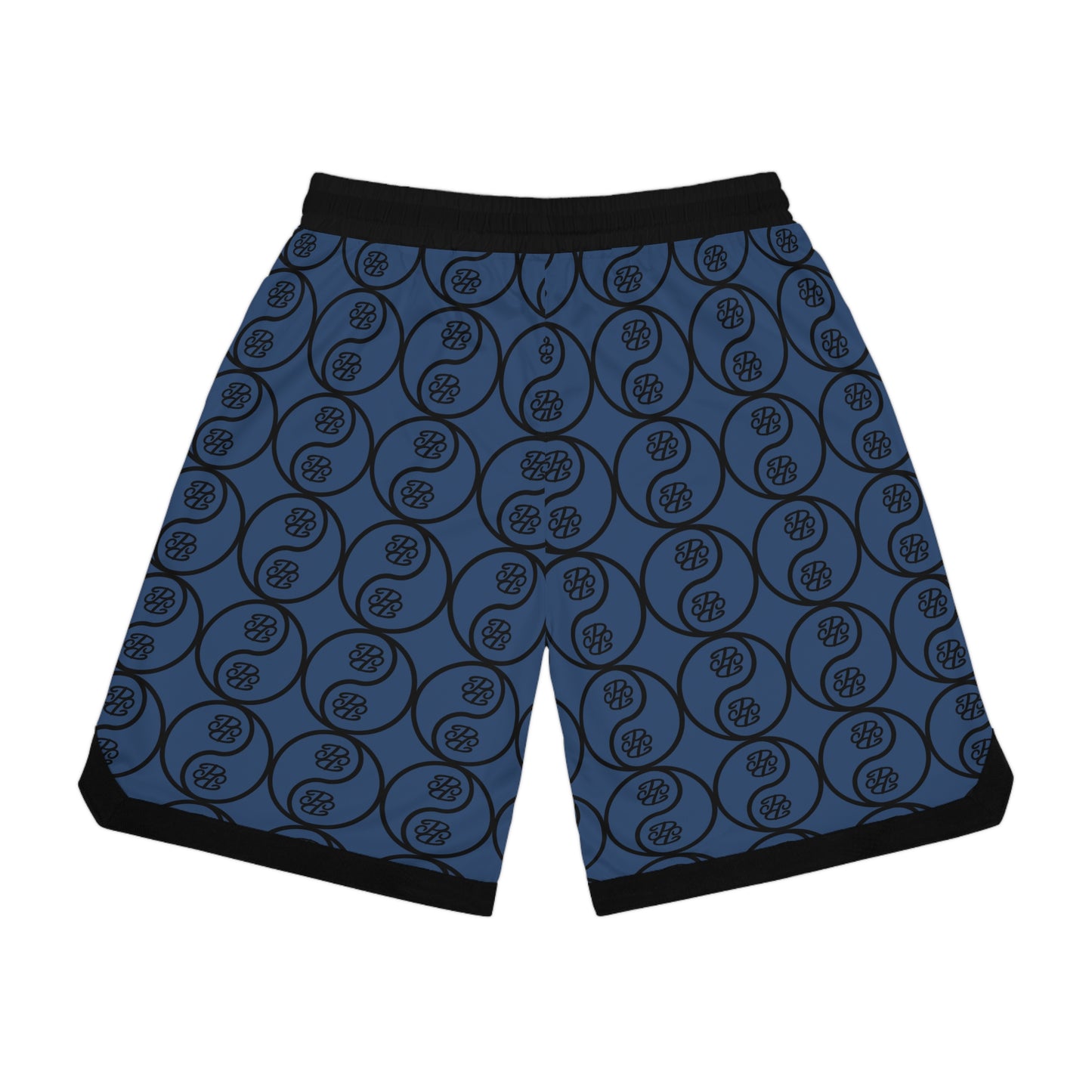 Phallacy Yin-Yang Designer Unisex Basketball Shorts