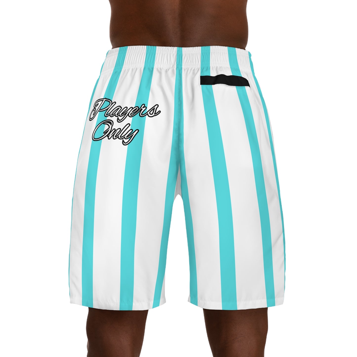 Phallacy Striped Designer Jogger Shorts