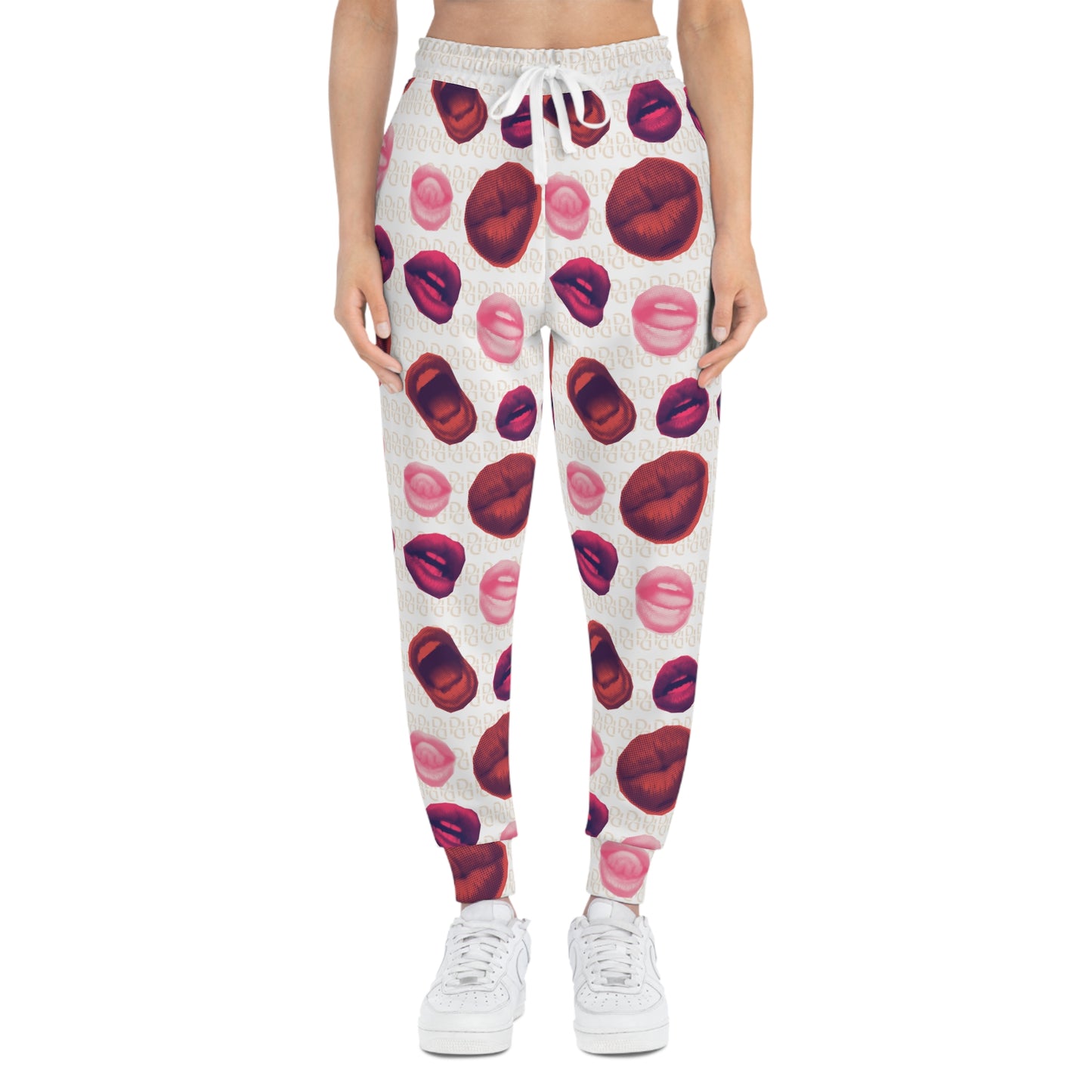 Phallacy Lips Designer Unisex Athletic Joggers