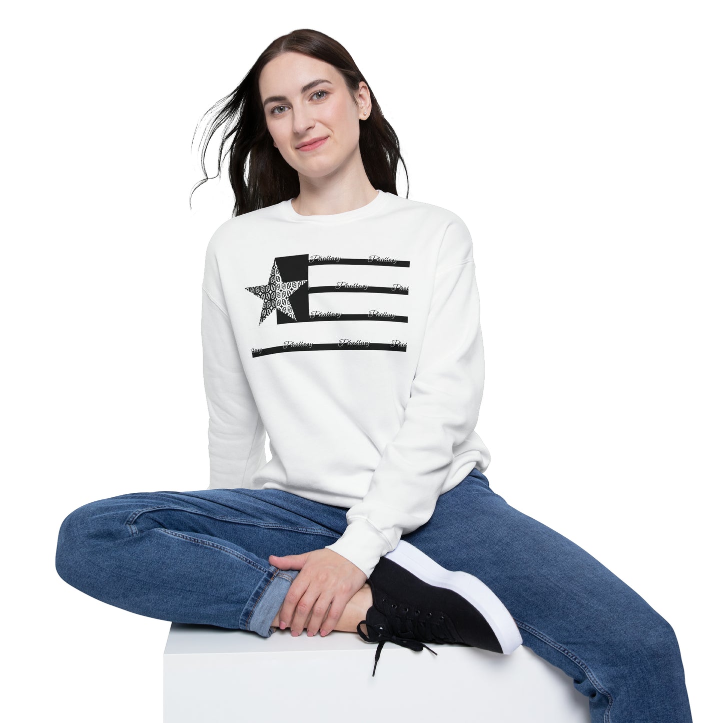 Phallacy Flag Unisex Drop Shoulder Sweatshirt