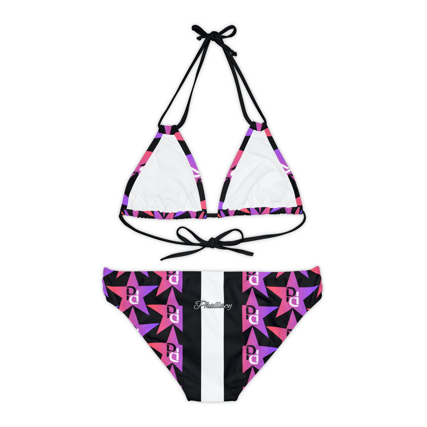 Phallacy Star Designer Strappy Bikini Set