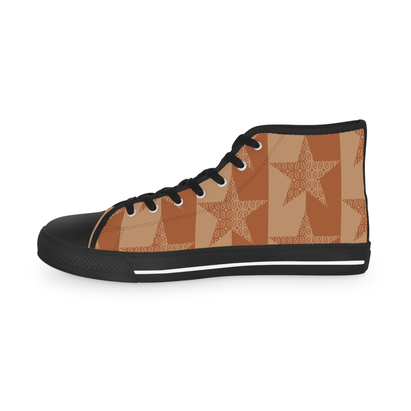 Phallacy Star Designer Men's High Top Sneakers