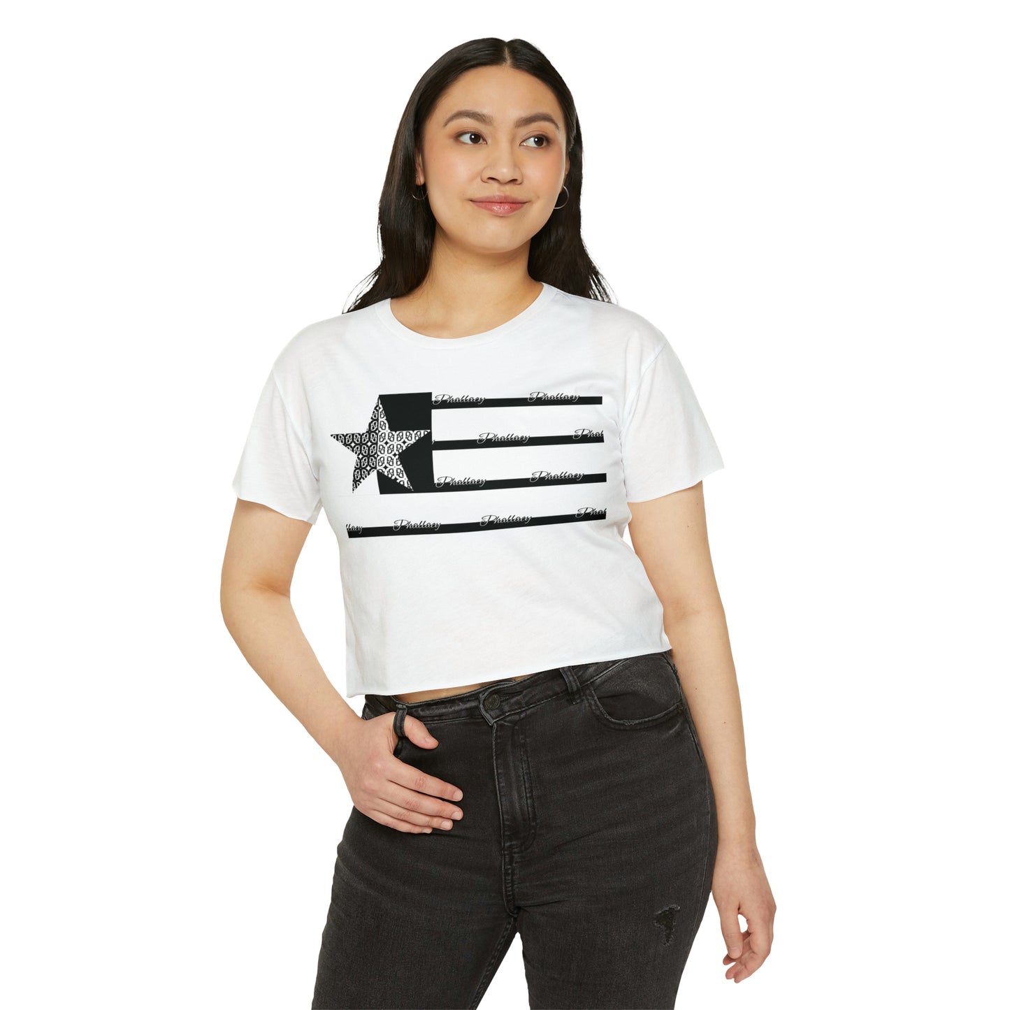 Phallacy Flag Women's Festival Crop Top