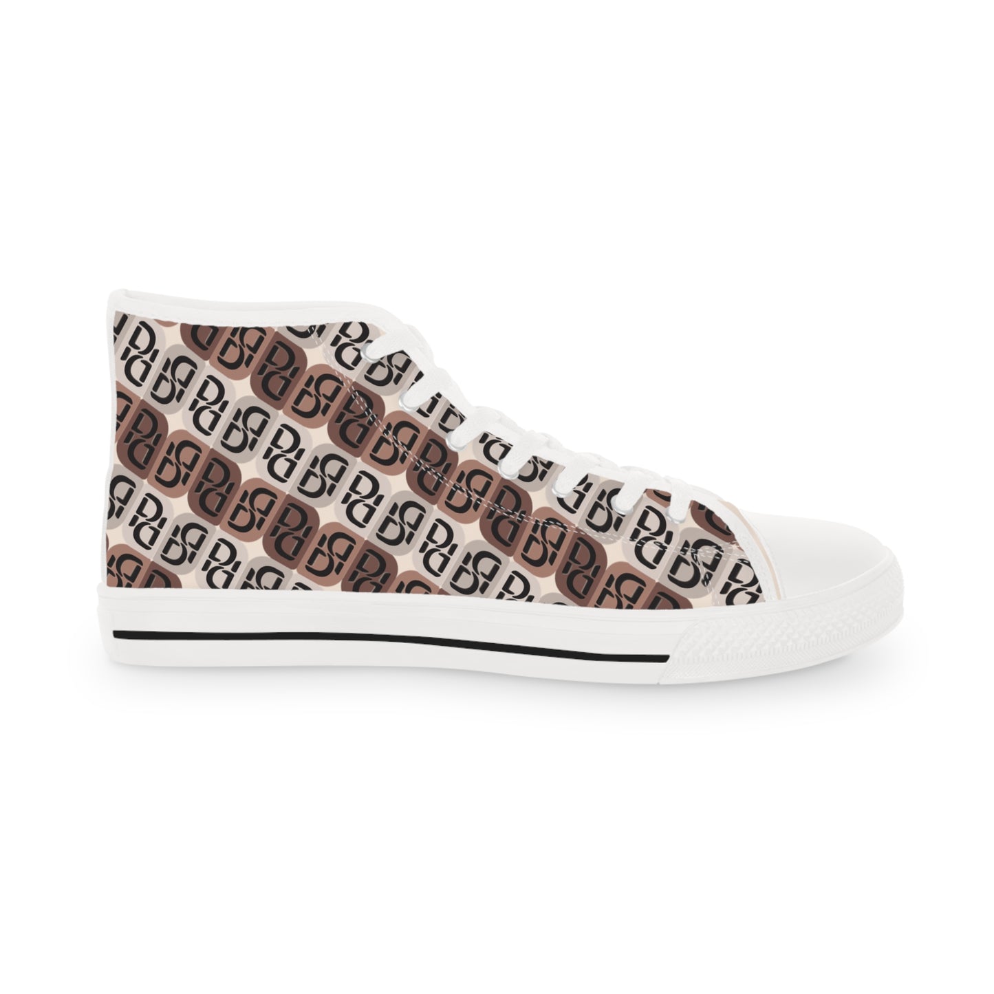 Phallacy Monogram Designer Men's High Top Sneakers