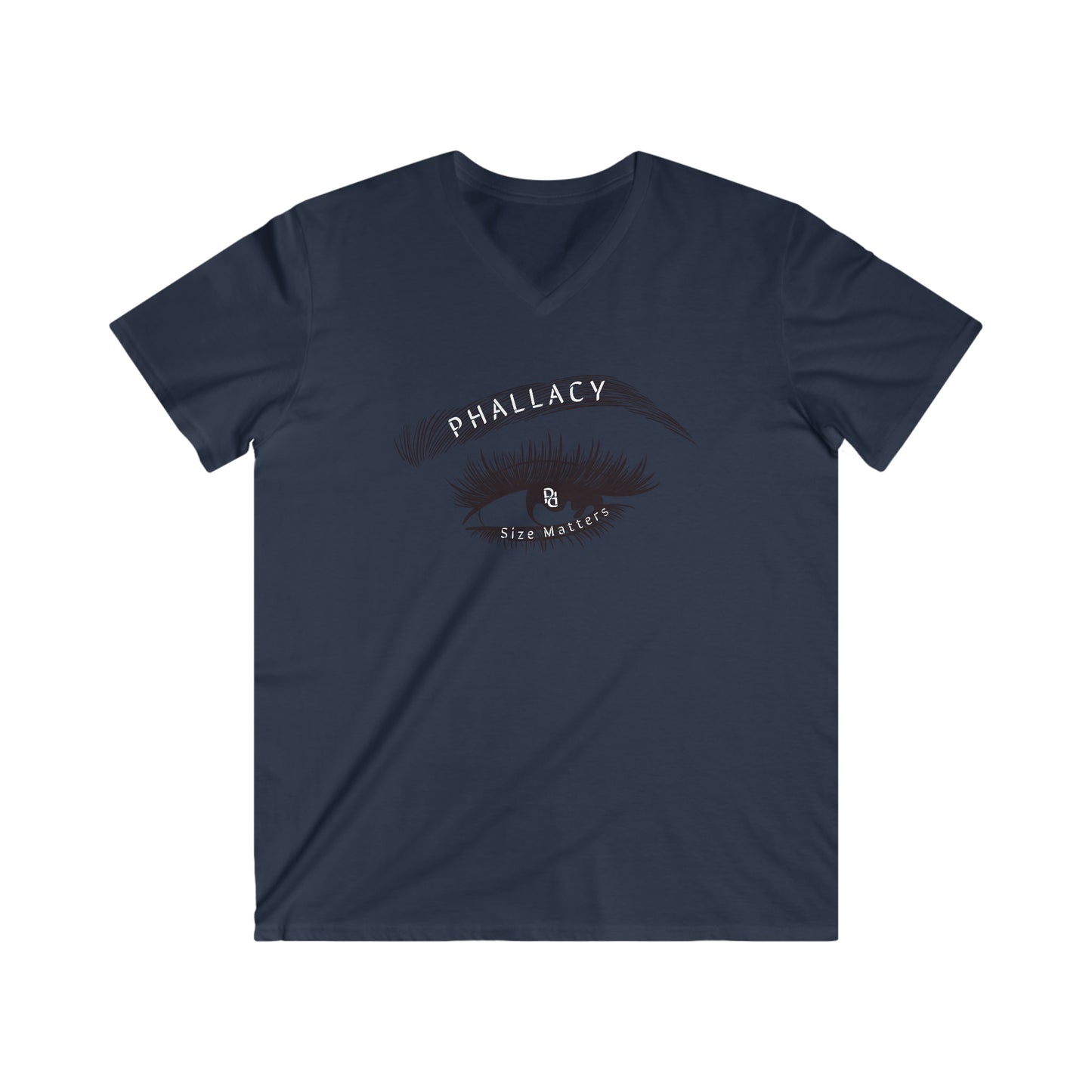 Phallacy Men's Fitted V-Neck Tee