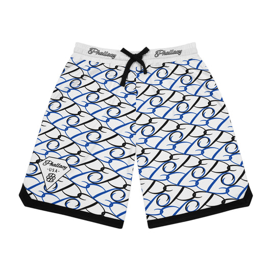 Phallacy Diamond Designer Unisex Basketball Shorts