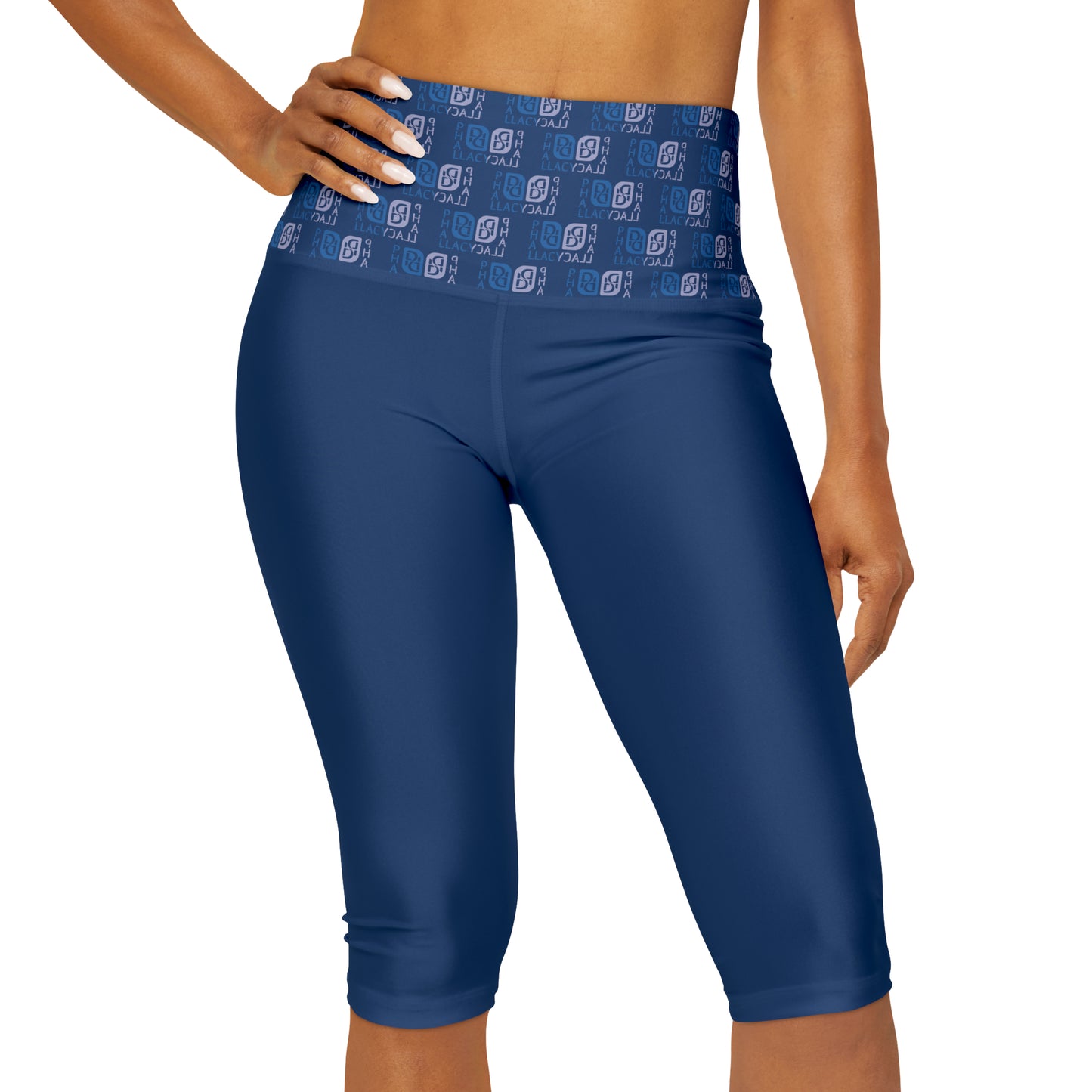 Phallacy Balance Designer Yoga Capri Leggings