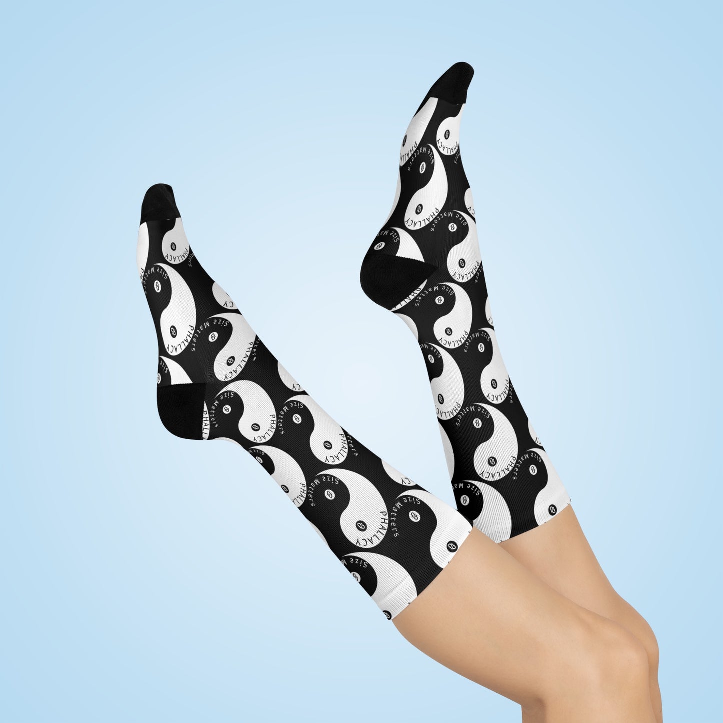 Phallacy Yin-Yang Designer Cushioned Socks