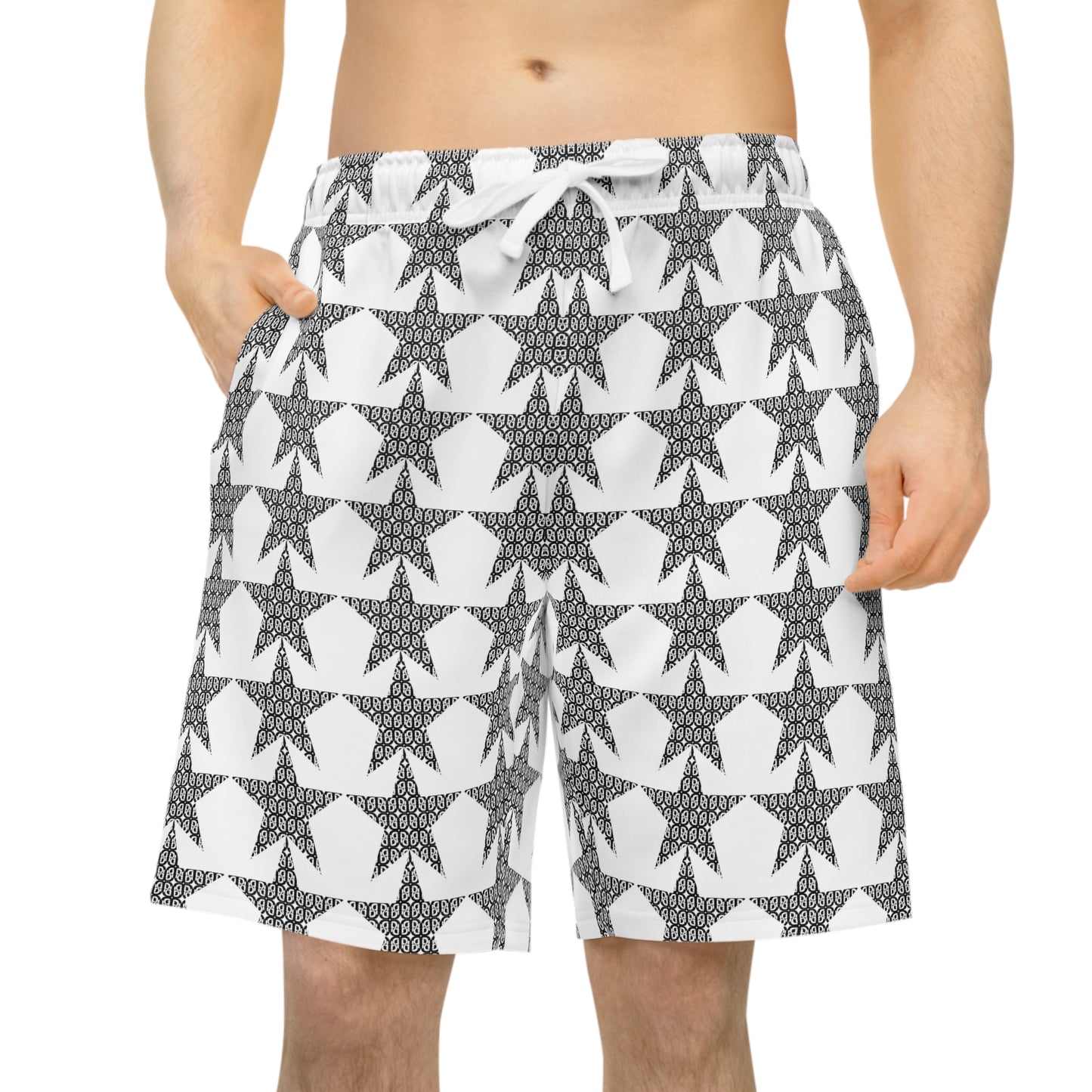 Phallacy Star Designer Athletic Shorts