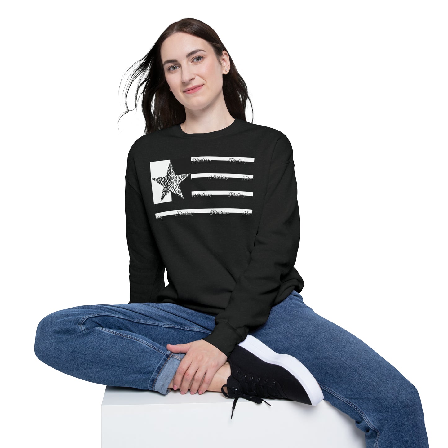 Phallacy Flag Unisex Drop Shoulder Sweatshirt