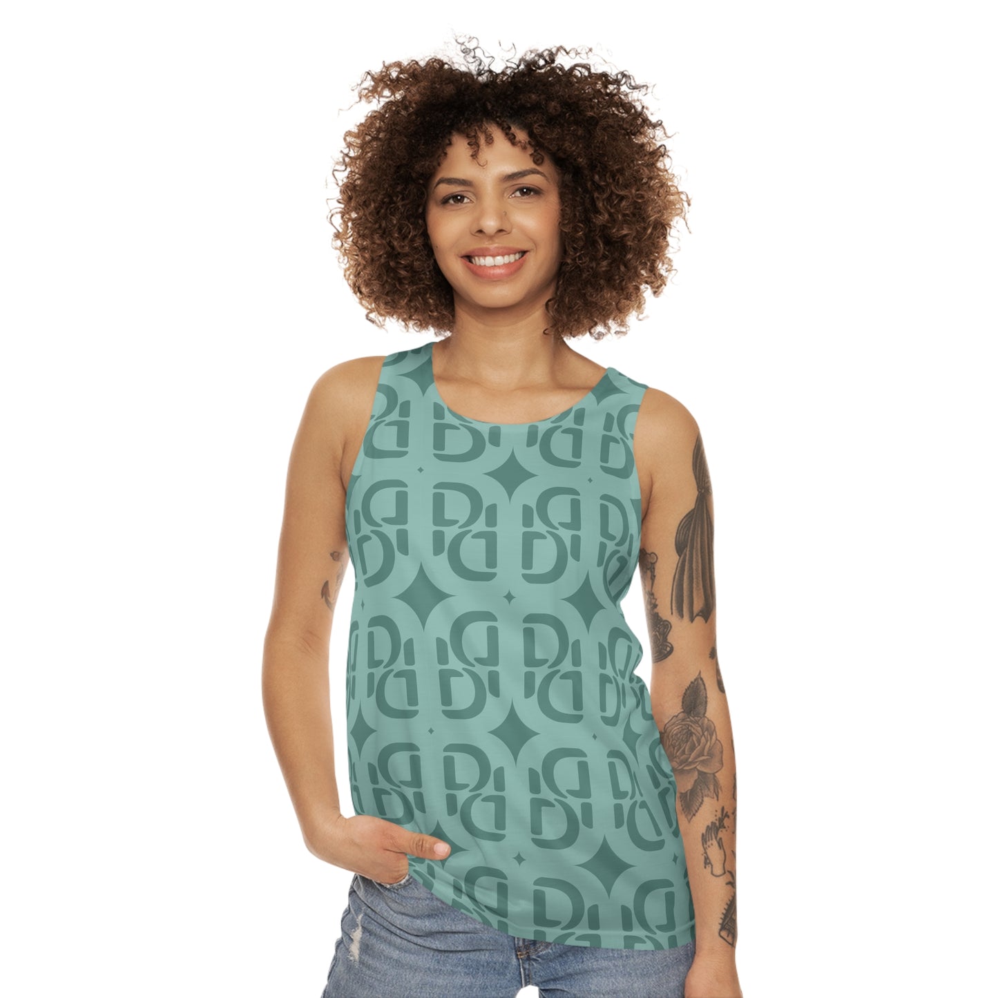 Phallacy Monogram Designer Unisex Tank Top