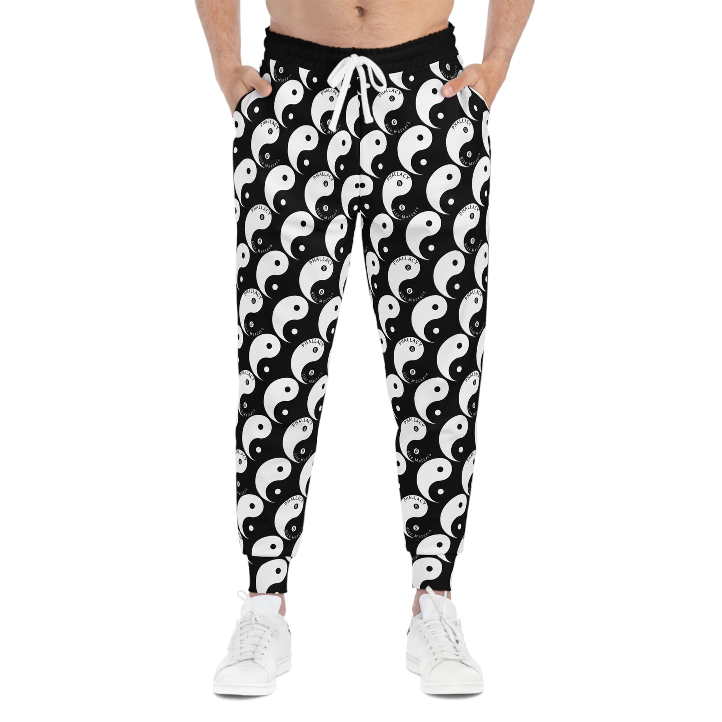 Phallacy Yin-Yang Designer Unisex Athletic Joggers