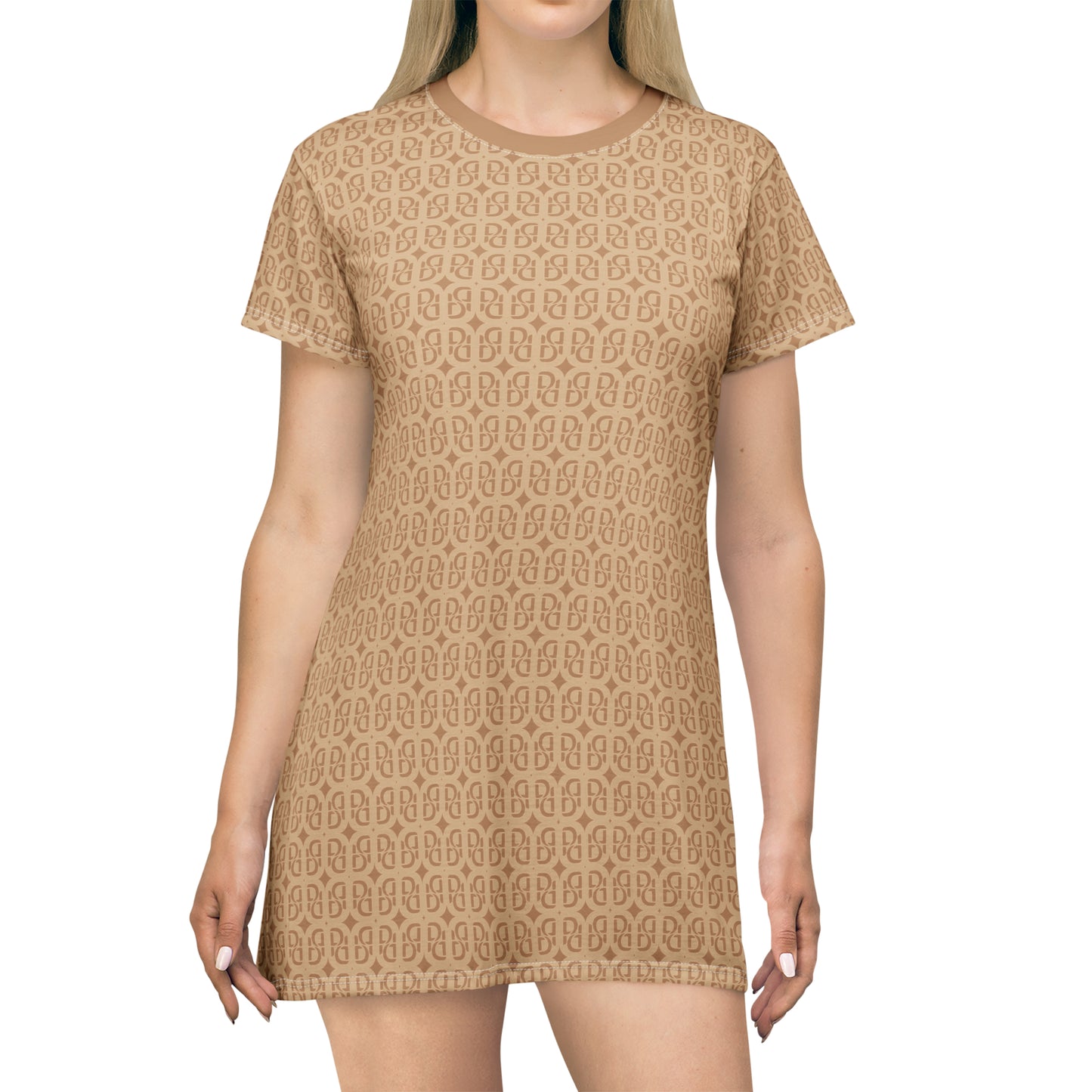 Phallacy Monogram Designer T-Shirt Dress