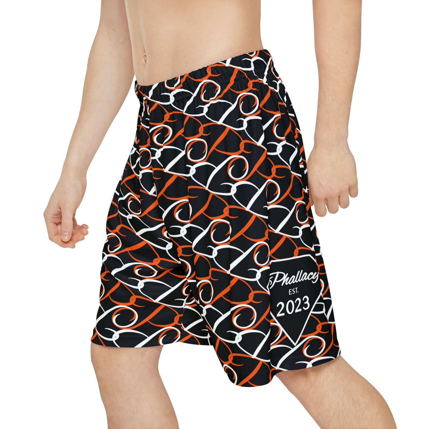 Phallacy Diamond Designer Sports Shorts