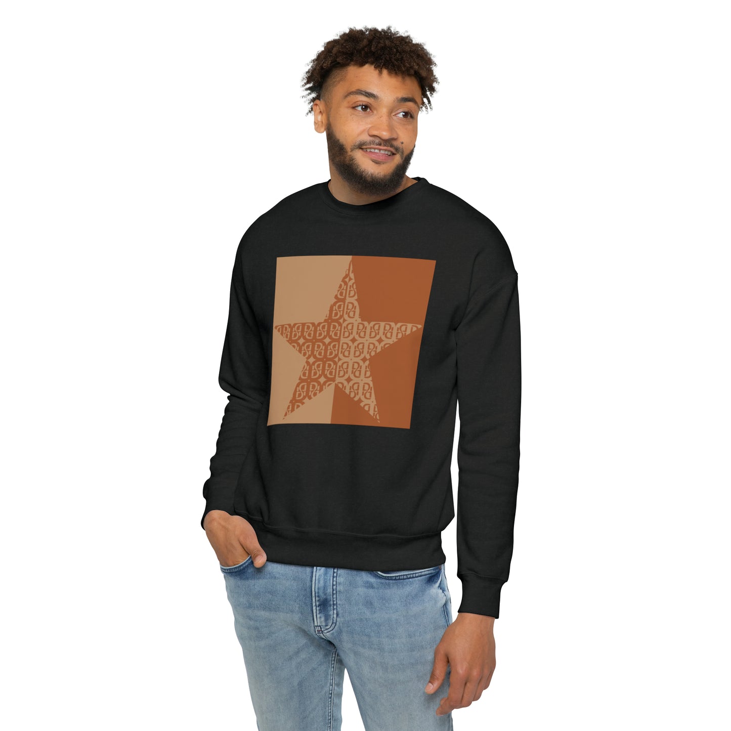 Phallacy Star Unisex Drop Shoulder Sweatshirt