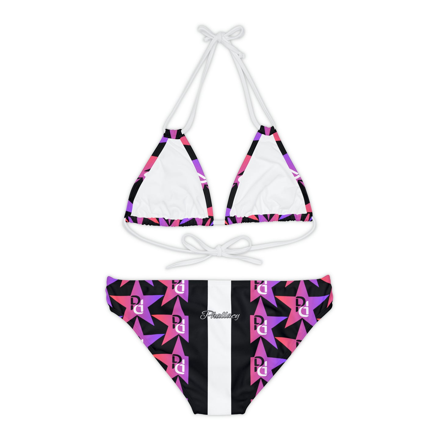 Phallacy Star Designer Strappy Bikini Set