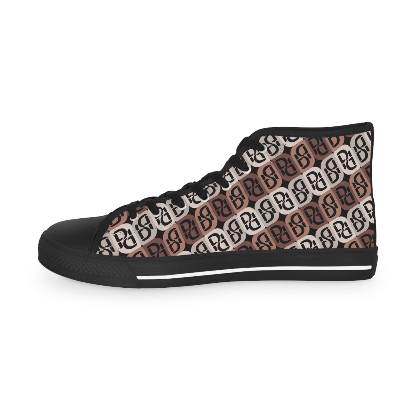 Phallacy Monogram Designer Men's High Top Sneakers