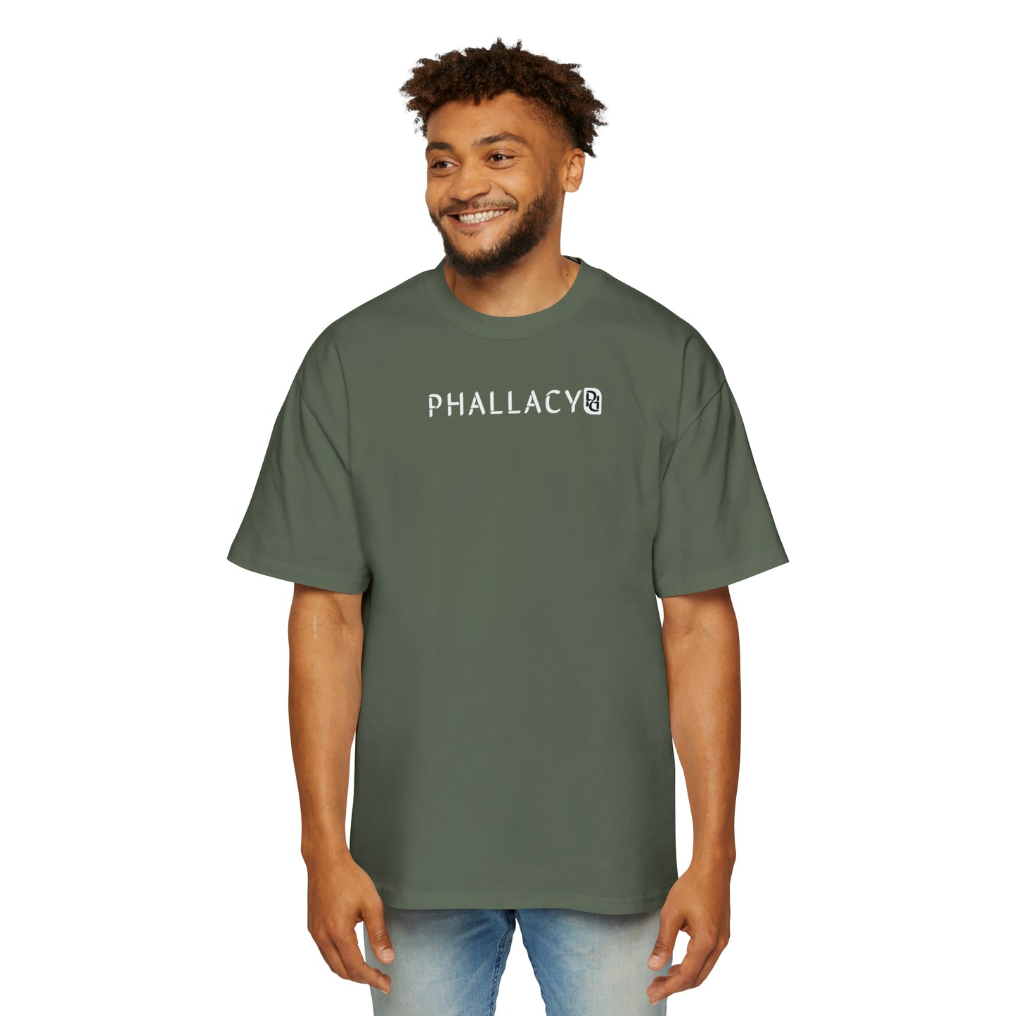 Phallacy Men's Heavy Oversized Tee (18+)