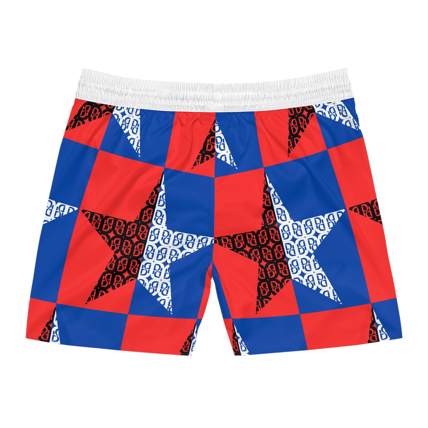 Phallacy Star Designer Mid-Length Swim Shorts