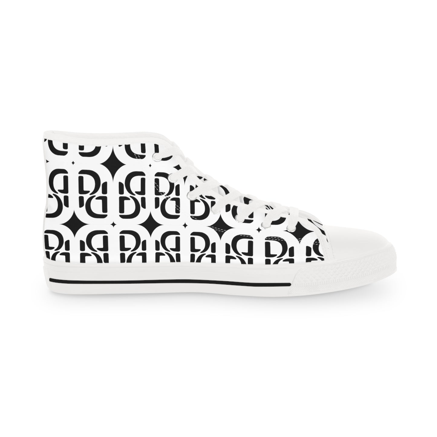 Phallacy Monogram Designer Men's High Top Sneakers