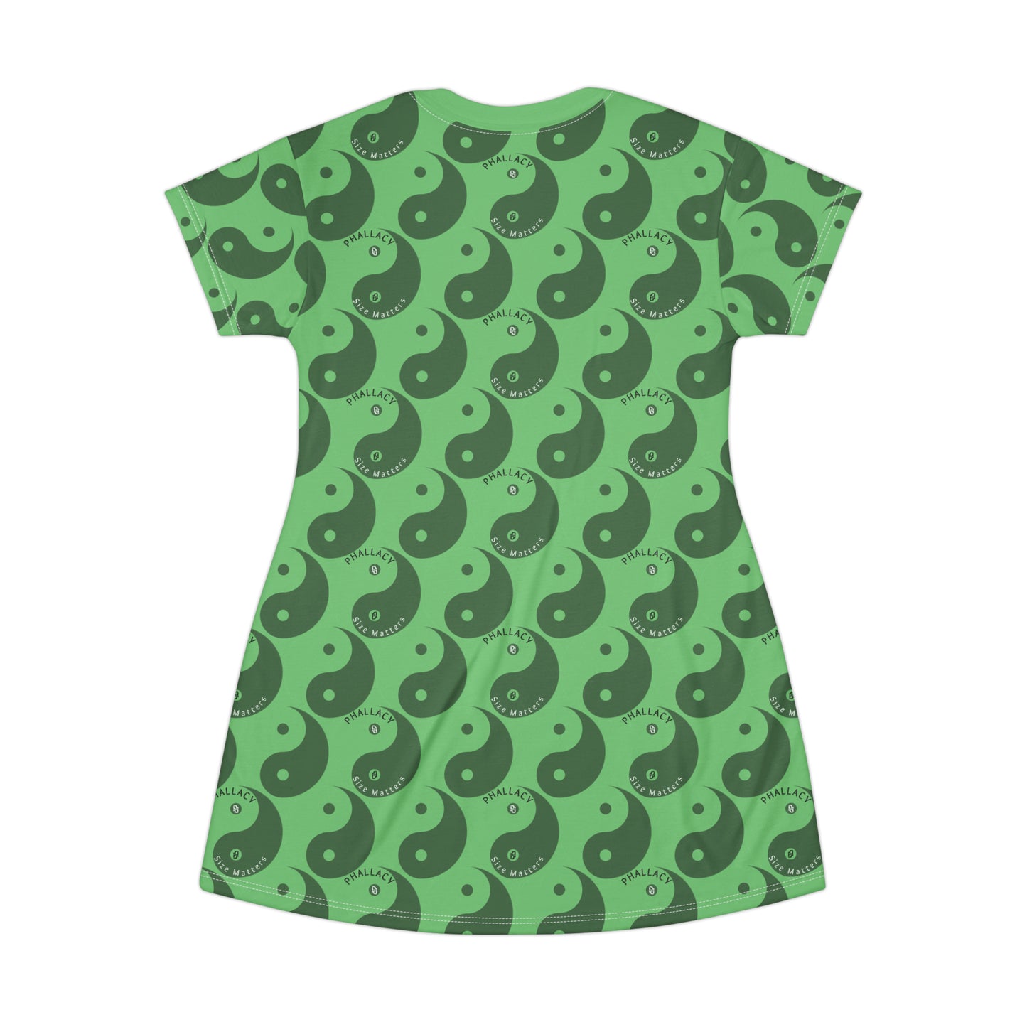 Phallacy Yin-Yang Designer T-Shirt Dress