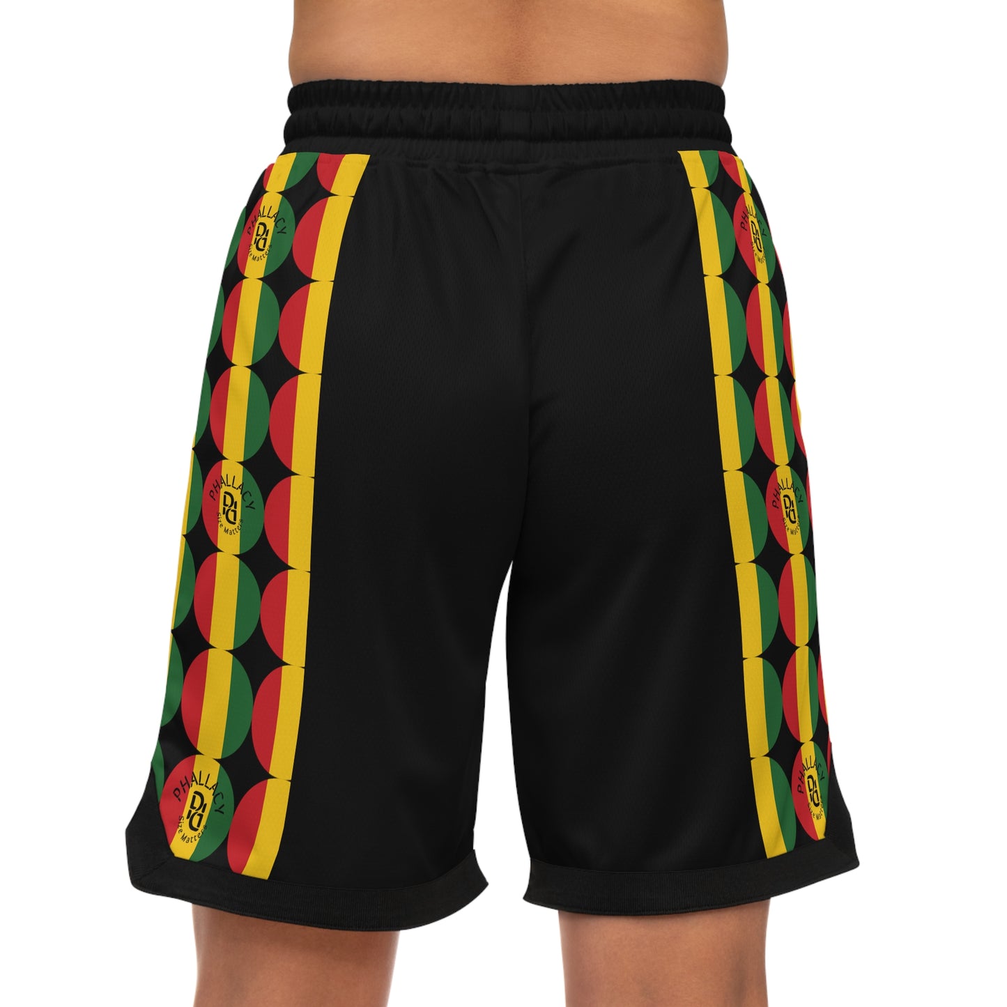 Phallacy Time Designer Unisex Basketball Shorts