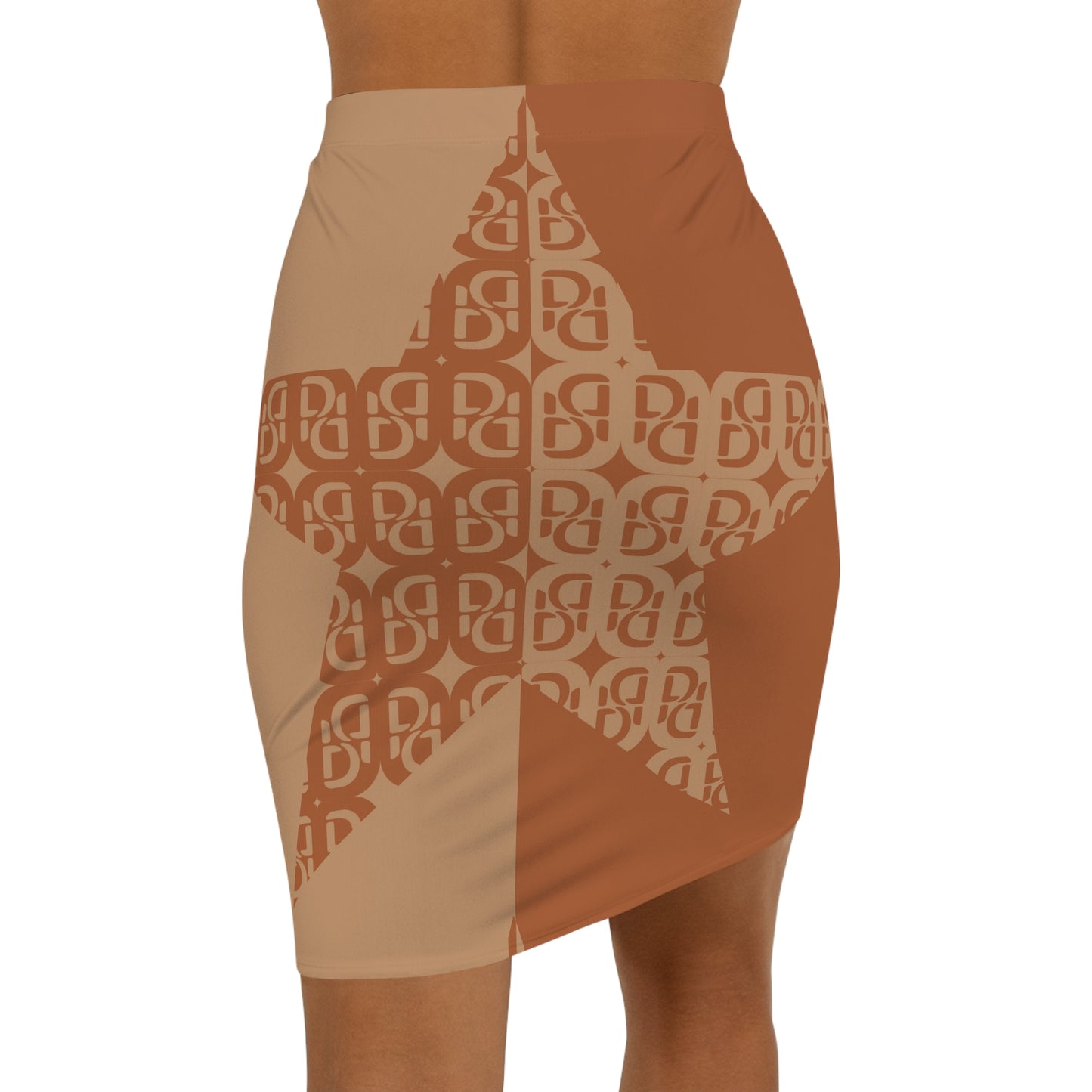 Phallacy Star Designer Pencil Skirt