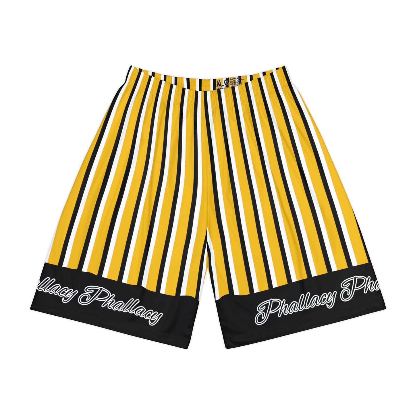 Phallacy Striped Designer Sports Shorts