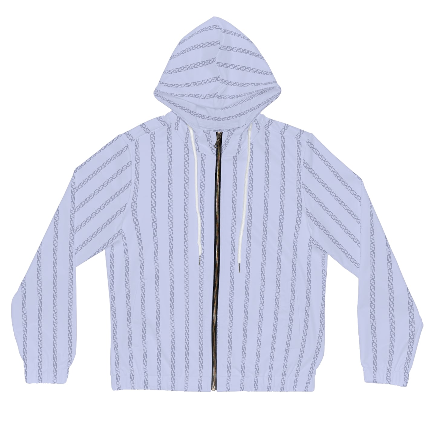 Phallacy Striped Designer Women’s Full-Zip Hoodie