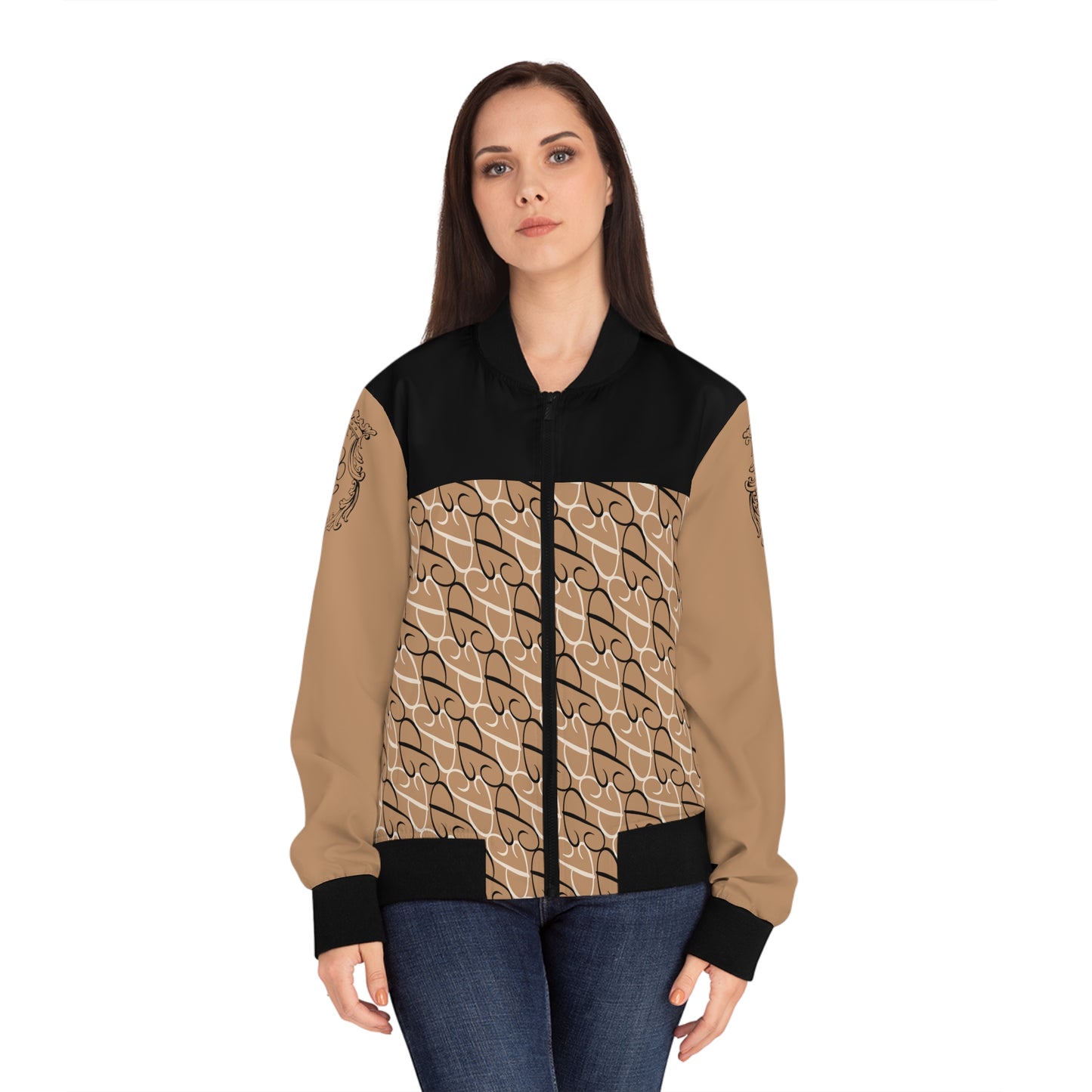 Phallacy Players Designer Women's Bomber Jacket