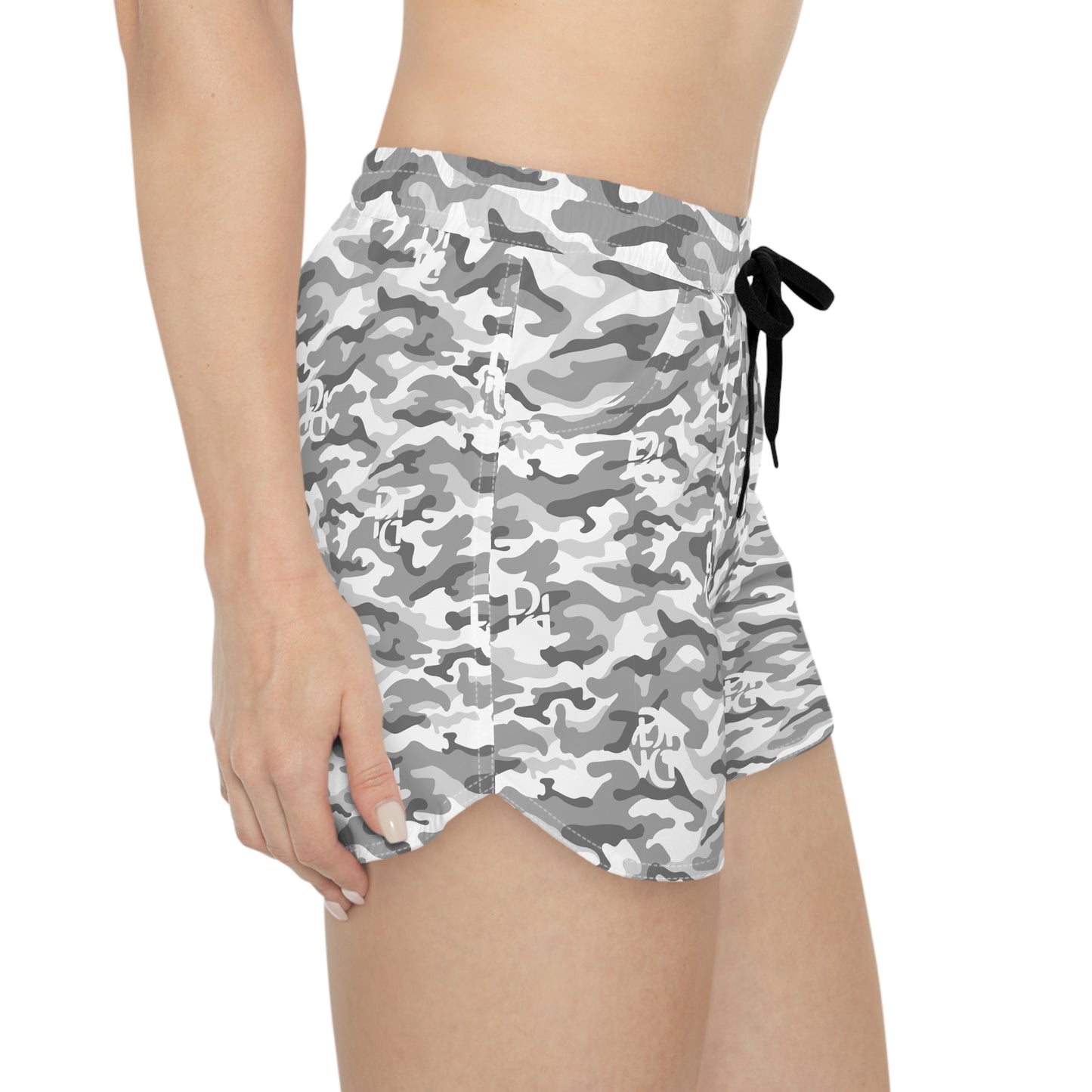 Phallacy Camo Designer Women's Casual Shorts