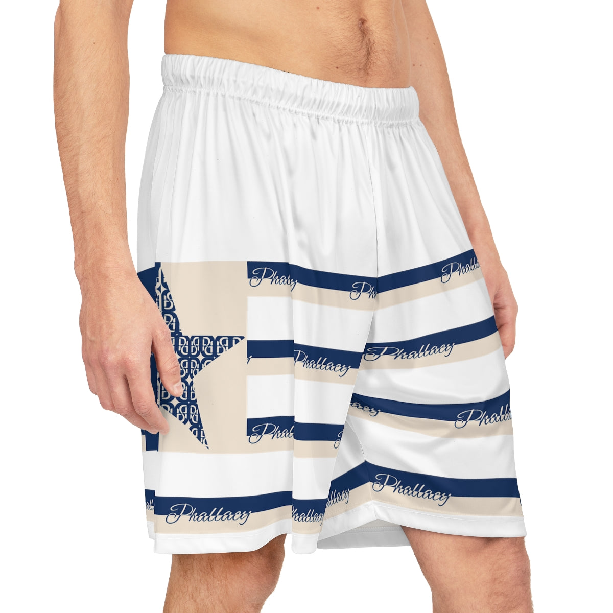 Phallacy Flag Designer Basketball Shorts