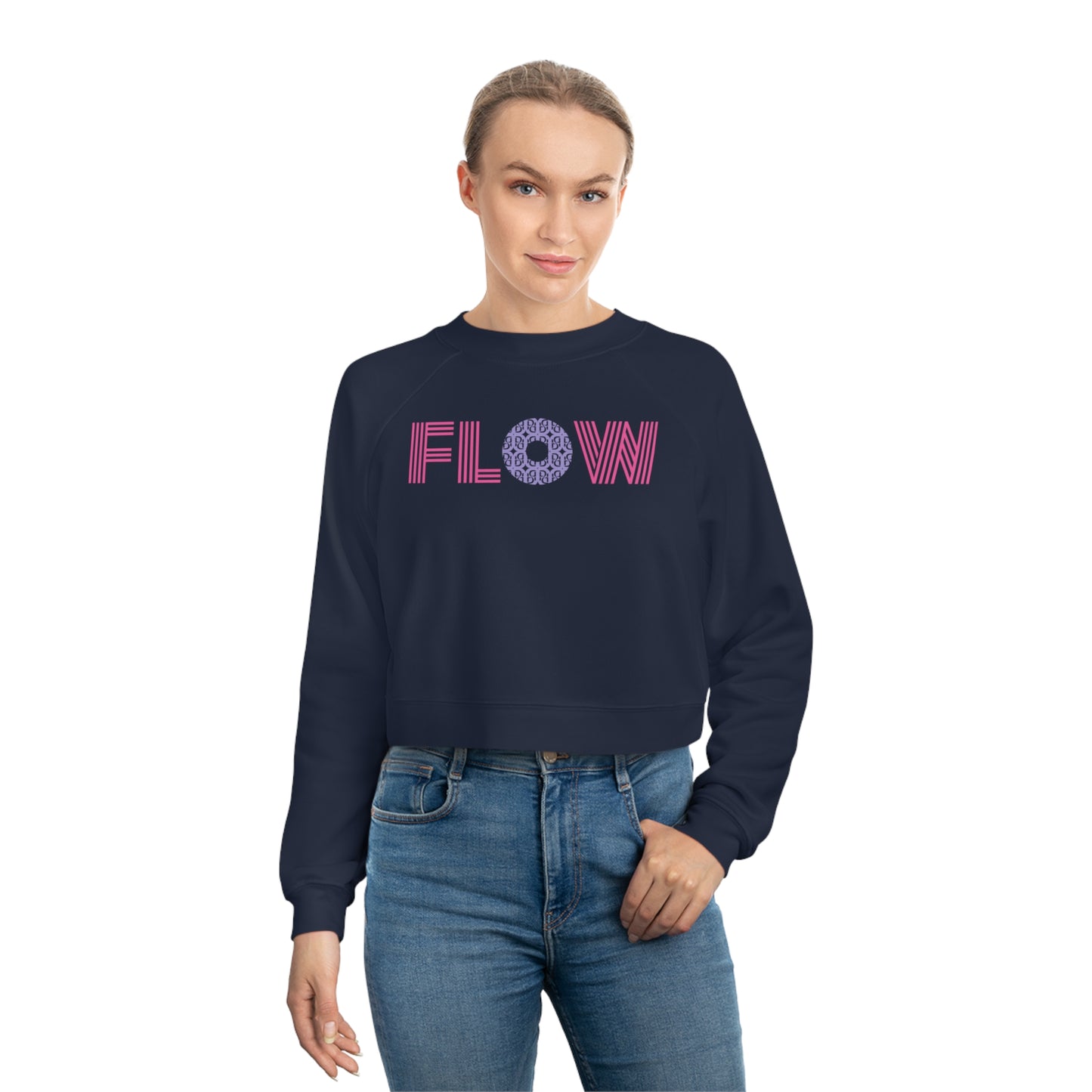 Phallacy Women's Cropped Fleece Pullover Sweatshirt