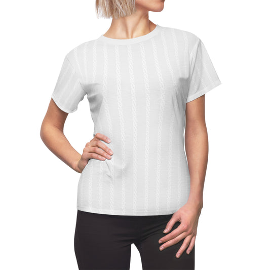 Phallacy Striped Designer Women's Tee